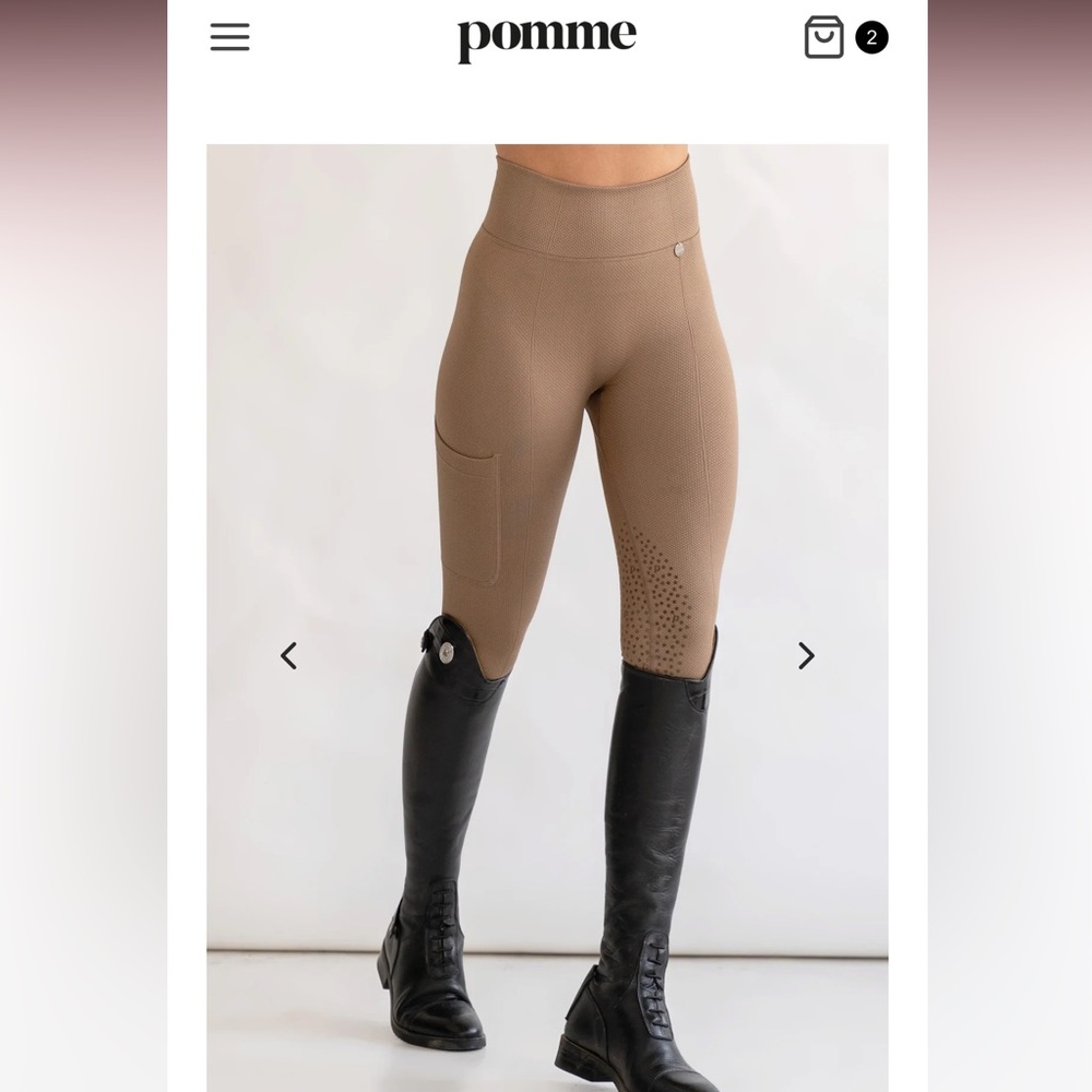 Pomme ines riding leggings in mocha *returning this week*